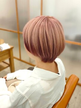 エルベ 内原店(elve) ショート×ピンク