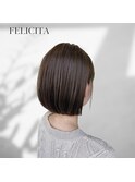 【FELICIT】重めぱっつん×大人可愛いミニボブ