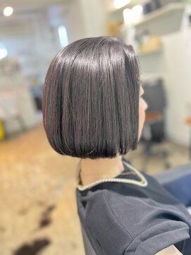 ツムグ 代官山店(TUMUGU) 大人可愛い前髪×艶髪×白髪ぼかしグレーベージュことりベージュ