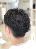 メンズパーマ ツーブロック 【立場 中田 泉区】