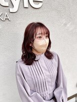 トップスタイル シズオカ(TopStyle SHIZUOKA)&nbsp;ミディアム×ピンクラベンダー×美髪