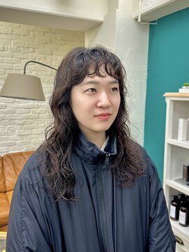 ジーテ 渋谷(gite) レイヤーカット×パーマ「渋谷/髪質改善/髪質改善TR」