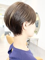 ファチュール(fAture.)&nbsp;大人愛されショート 前髪なし丸みひし形 丸顔面長OK 絶壁 ◎