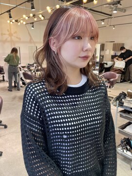 グランデュール 浜松東若林店(GRANDEUR) ダブルカラーツートン個性的ピンクカラー