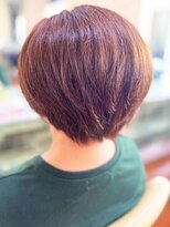 アークスヘアー 20代30代40代大人可愛い髪質改善カラーマロンブラウンショート