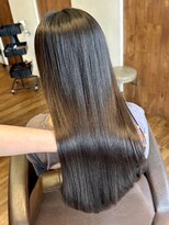 アイノアシェール 西宮(AInoa Cher) うる艶ストレート/髪質改善/ダメージケア/ロング