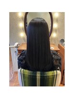 エルサフィロ キタハマ(el zafiro kitahama)&nbsp;20×30×40代×縮毛矯正×オージュアTR×ツヤ感UPロング