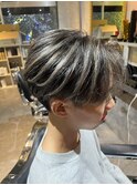 メンズのハイトーンバレイヤージュ☆
