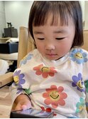 ぱっつん前髪