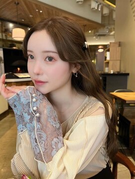 ジーナ 京都河原町(Zina) 髪質改善*小顔マロンベージュロング*美髪【Zina河原町】