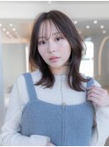 韓国レイヤー顔周りカット透明感カラー髪質改善艶髪シースルー