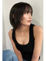 ランズ(LANDS)&nbsp;レイヤーボブ　レイヤーカット 【韓国ヘア 大阪 梅田】