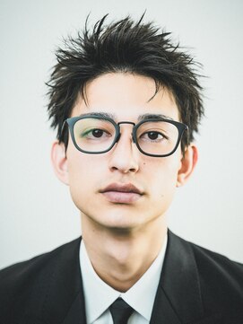 オーシャントーキョーオーバー(OCEAN TOKYO OVER) ビジネスパイキーショート社会人黒髪就活短髪ヘア