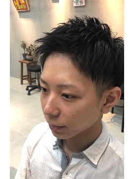 ジェット 姫路 飾磨(jet.) メンズショート　ダウンパーマ