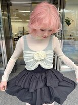 ペレ 梅田(PELE)&nbsp;イメチェン/ホワイトブロンド/外ハネボブ/美髪/梅田