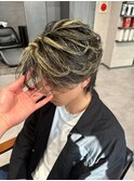NEXTNEO石井/コントラストハイライトメッシュセンターパート静岡