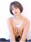 シアーグレージュ似合わせボブ
