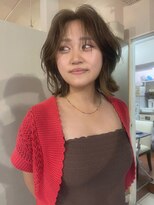 サロン ド ビカ(Salon de bika)&nbsp;外ハネくびれミディ × 艶マロンブラウン