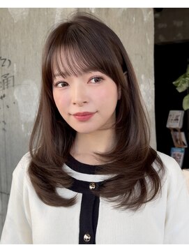 アマトウキョウ 表参道(AMA TOKYO) ２0代30代40代/レイヤーカット/大人韓国ヘア/顔まわりカット