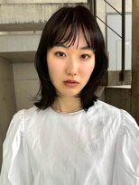 スクリーンギンザメゾン 銀座(SCREEN GINZA MAISON.)&nbsp;黒髪カタログ/クラゲヘアー/オリーブグレー/銀座