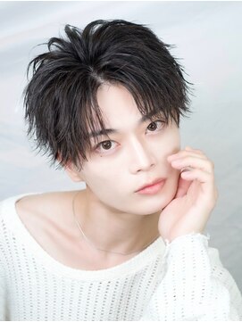 アイトーキョー 渋谷(AI TOKYO) ツイストパーマ×センターパート