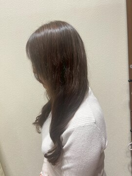 アクセ 20代30代40代大人かわいいゆるふわクセ毛風パーマパールベージュ