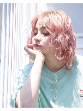 ティピ(tipi) ペールピンク ウェーブウルフ