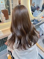 テトラ バイ ネオリーブ 横浜西口店(tetra by neolive)&nbsp;ショコラブラウン秋冬ブリーチなしカラーロング横浜N