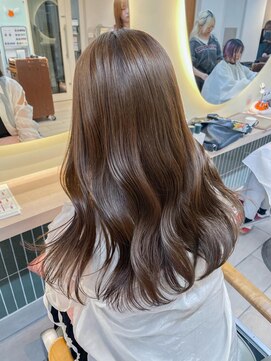 テトラ バイ ネオリーブ 横浜西口店(tetra by neolive) ショコラブラウン秋冬ブリーチなしカラーロング横浜N