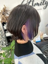 アミリー ひたち野うしく店(Amily)&nbsp;ハイライトバレイヤージュダブルカラーケアブリーチ20代30代