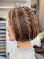 ヘアデザイニング ズーム 飯田橋店(hairdesigning Zoom)&nbsp;ショートボブ