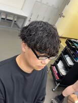 プルーブトウキョウ 渋谷(PROVE TOKYO) 爽やかビジネスツーブロック無造作ナチュラル波巻きパーマ