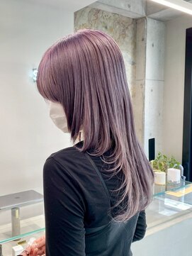 ソル 栄矢場町(SOL) パープルカラー/レイヤーカット