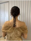 お呼ばれヘアセット