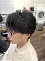 スタンス(stance) シャドウパーマでつくるちょい分けメンズマッシュ