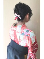 クロップ エス 湘南辻堂(crop es) 【crop es辻堂 藤田】袴のヘアセット♪