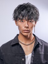 メンズサロン ゴールド 名古屋(GOALD) クロスバングスクリューマッシュ　波打ちツイスパスパイラル