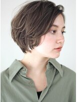サーカス バイ ビュートリアム 青山(CIRCUS by BEAUTRIUM)&nbsp;前髪長め　手入れ簡単　ニュアンス　パーマ　ショートボブ