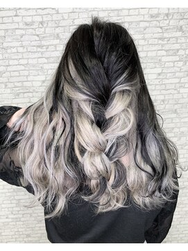 ホワイト(WHITE) [WHITE RYOTA] インナーカラー＋ホワイトアッシュ