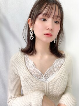 ジーナ 名駅(XENA.) 《xena/中島》アッシュベージュ×外ハネレイヤー