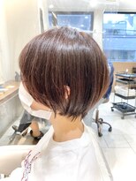 アッシュ 大泉学園店(Ash) ボルドー×丸みショートボブ【Ash大泉学園 横山】