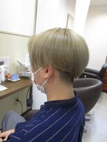 コアフィールフィス(COIFFURE fils)&nbsp;《見附　今町》メンズ　金髪　ツーブロ
