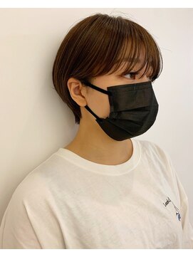 フィルムス 田町芝浦(FILMS) 暗めカラー/ショートボブ/マロンベージュ/くすみベージュ/田町