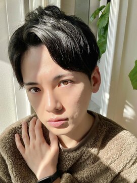 コーゾーギンザ 上野御徒町店(KOZO GINZA) Men'sショート/ナチュラルアップバング/サイドパート