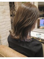 シャル オカチマチ 上野御徒町(shalu)&nbsp;インナーカラー　ラベンダーグレー