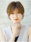 前髪あり大人ショート20代30代40代【AIN.表参道】川原大地