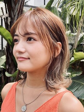 ピークアブー 表参道(PEEK-A-BOO) ☆大人かわいい20代30代40代くびれミディアムボブフェザーバング