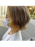 インナーイエロー×ミルクティーベージュ