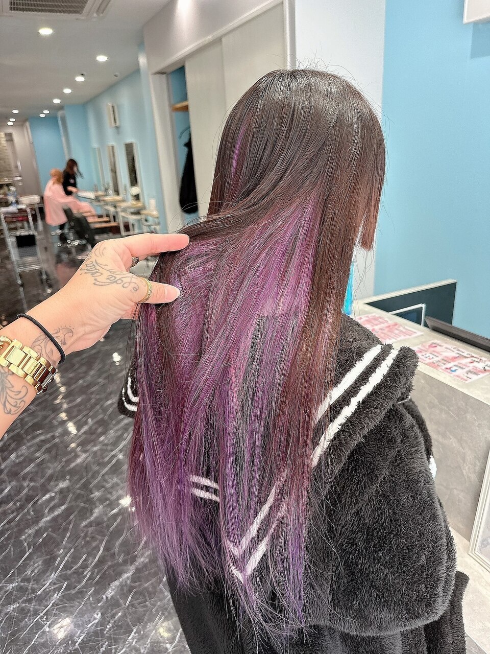 ライトピンク20枚紫30枚　シールエクステ 当日発送 ピンクラベンダ-#シ-ルエクステ##ヘルシ-スタイル#地雷#心斎橋
