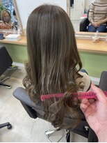 オリビアヘアー(OLIVIA HAIR) ブリーチなしオリーブグレージュ